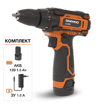 Шуруповерт аккумуляторный DAEWOO DAA 1210Li